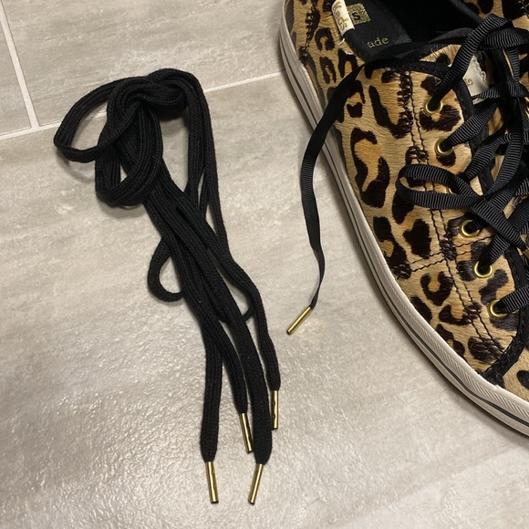 Keds x Kate Spade Kickstart Calf Hair Leopard Sneakers - Picture 7 of 8